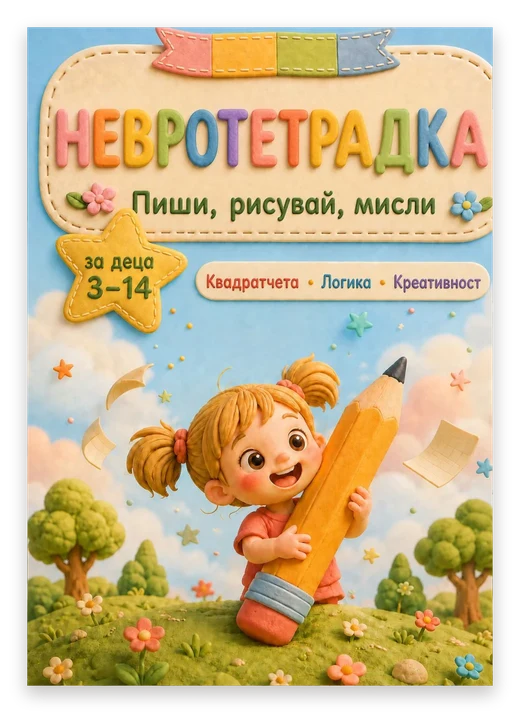 Корица на тетрадката НЕВРОТЕТРАДКА